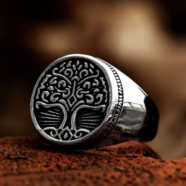 anillo arbol de la vida celtico
