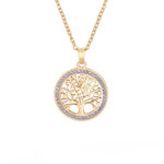 collar arbol de la vida en oro
