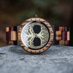reloj madera yggdrasil