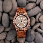 reloj madera vegvisir marron