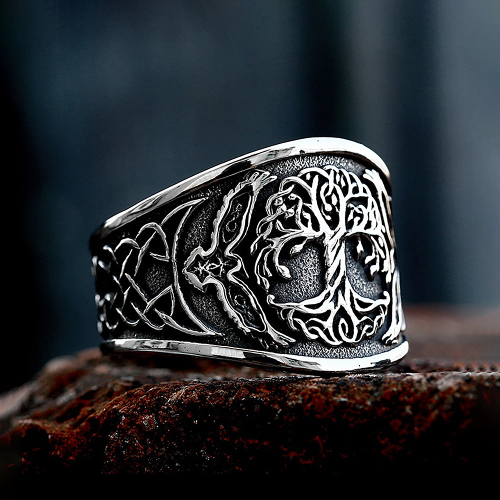 Anillo Vikingo Yggdrasil anillo vikingo yggdrasil
