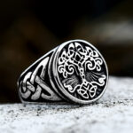 anillo arbol de la vida celta