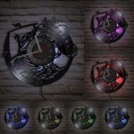 reloj de pared luz led