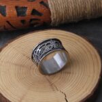 anillo vikingo lobo