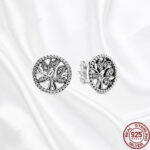 pendientes arbol de la vida plata