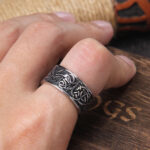 anillo dragon nordico