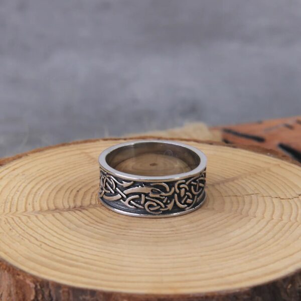 anillo de dragon vikingo
