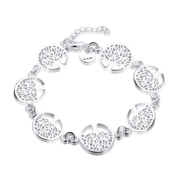 pulsera arbol de la vida plata