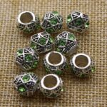 Perlas de Barba Piedras Preciosas Verdes