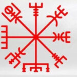 Pegatina Vikingo Vegvisir