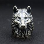 anillo vikingo lobo