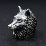Anillo de Sello Cabeza de Lobo