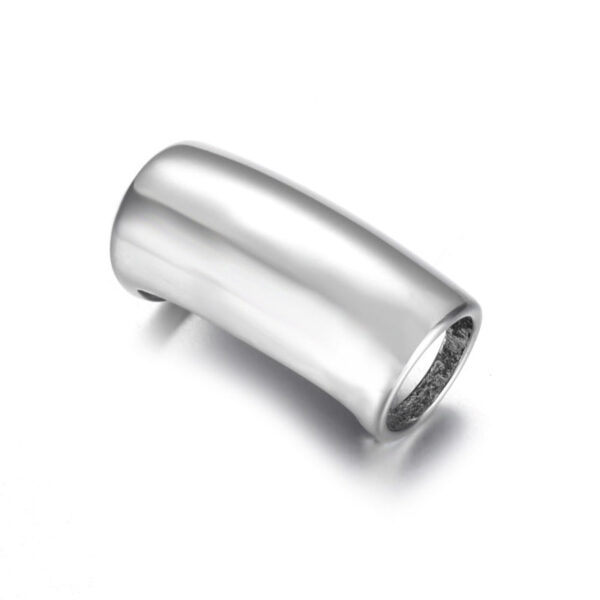 anillo de barba plata