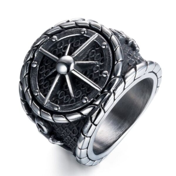 anillo vikingo brujula