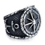 anillo brujula vikinga