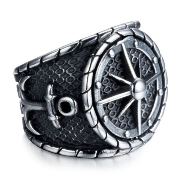 anillo brujula vikinga
