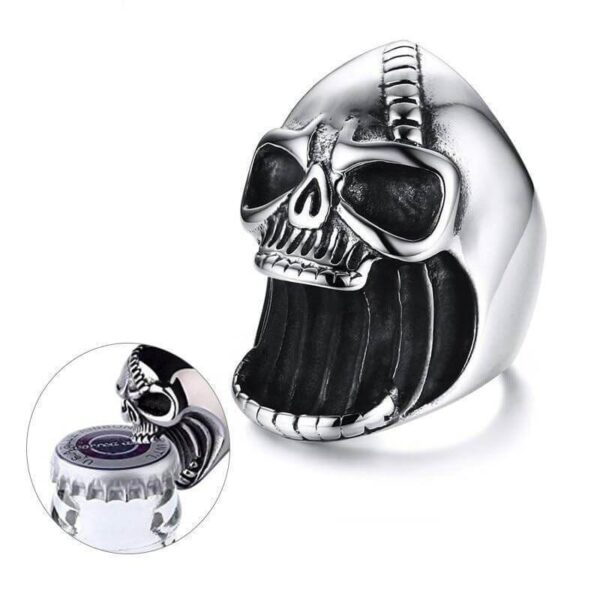 anillo calavera