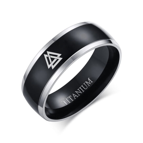 anillo hombre valknut
