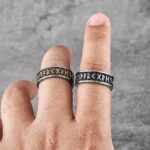 anillo nordico con runas