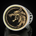 anillo lobo witcher