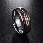 anillo vikingo madera piedra