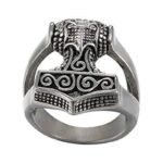 anillo vikingo mjolnir