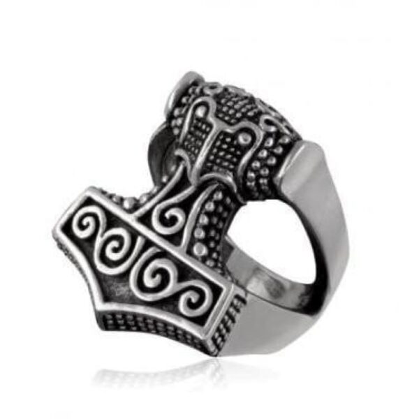 anillo vikingo martillo thor