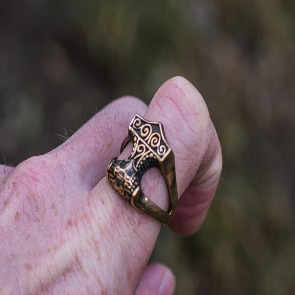 Anillo Vikingo Mjolnir