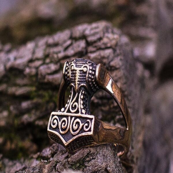Anillo Vikingo Mjolnir