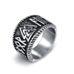 Anillo Valknut Futhark