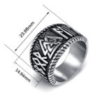 Anillo Vikingo Runas