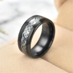 anillo negro dragon