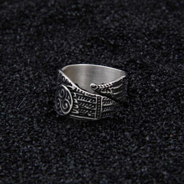 Anillo cuervos Plata