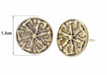 aretes vikingos hachas