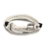brazalete blanco vikingo