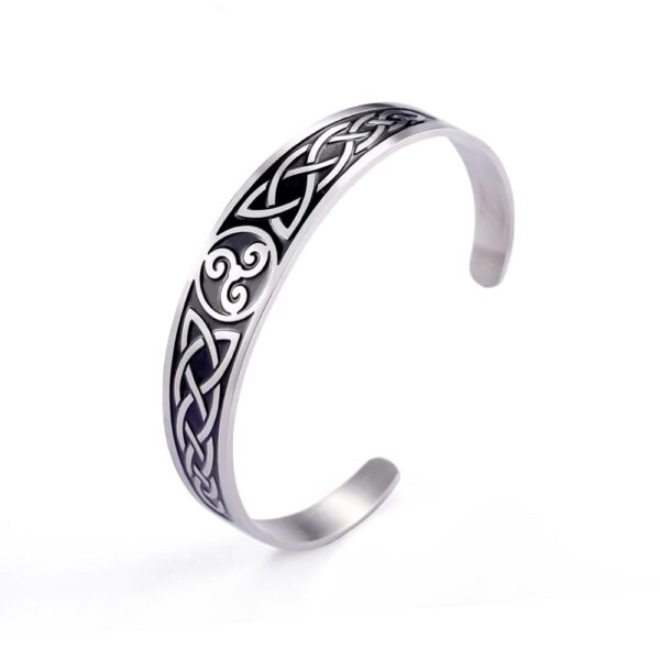 brazalete triskel vikingo de plata