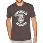 camiseta sons of odin marron