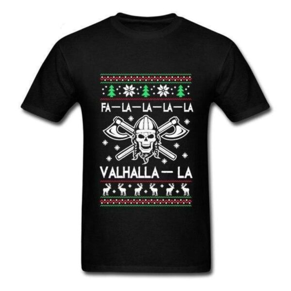 camiseta valhalla navidad