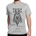 camiseta vikinga berserker gris