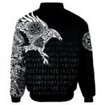 chaqueta cuervo vikingo blanco