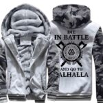 chaqueta vikinga valhalla gris