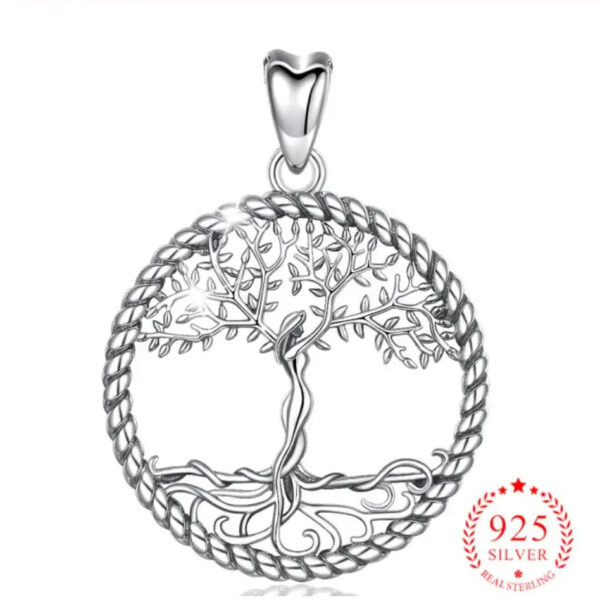 Colgante Árbol del Mundo Plata