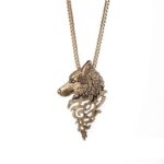 colgante lobo mitologico