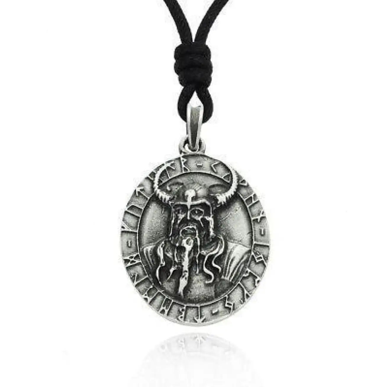 Colgante Nórdico collar odin futhark