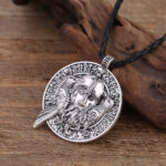colgante de odin plata