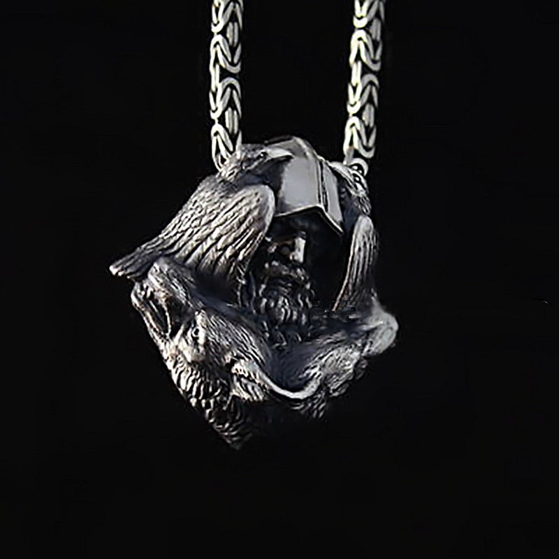 Colgante Vikingo Brujo colgante odin