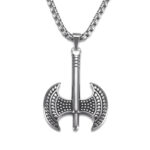 collar vikingo hacha