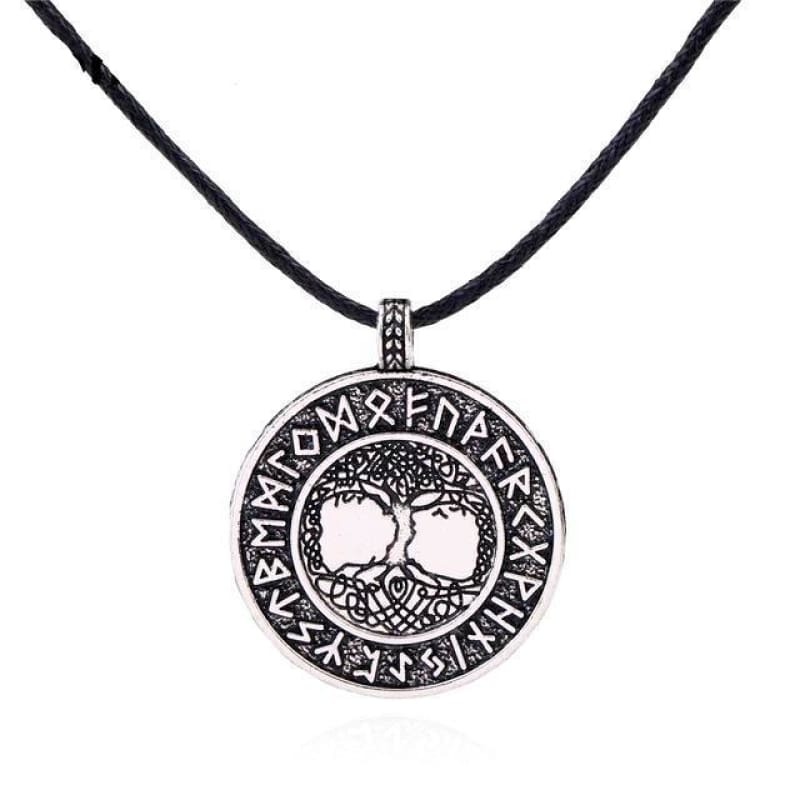 Colgante Yggdrasil Runas Talismán yggdrasil