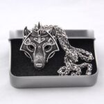 colgante lobo vikingo