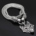 collar vikingo lobo